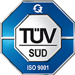 Über uns - unsere Auszeichnungen: TÜV-Siegel ISO 9001